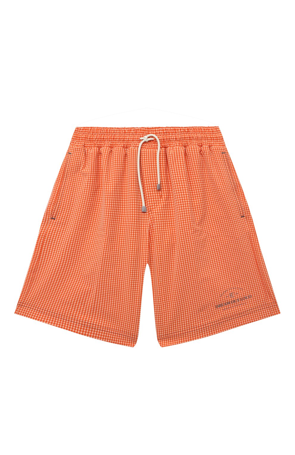 Детские плавки-шорты BRUNELLO CUCINELLI оранжевого цвета, арт. BM626H540A | Фото 1 (Материал внешний: Синтетический материал)