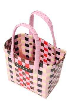 Детская сумка MARNI розового цвета, арт. M00178-M00IW | Фото 3 (Материал: Экокожа)