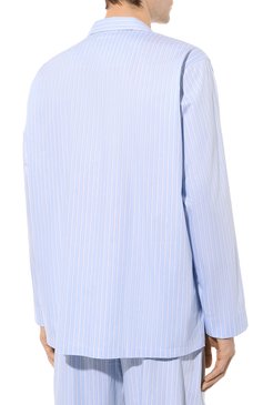 Мужская хлопковая пижама VAN LAACK синего цвета, арт. CARL0/151341 | Фото 4 (Рукав а: Длинные; Длина (брюки, джинсы): Стандартные; Кросс-КТ: домашняя одежда; Длина (для топов): Стандартные; Материал сплава: Проставлено; Материал внешний: Хлопок; Драгоценные камни: Проставлено)