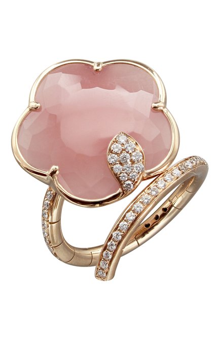 Женские кольцо PASQUALE BRUNI бесцветного цвета, арт. 15946R | Фото 1 (Материал сплава: Розовое золото; Драгоценные камни: Бриллианты)