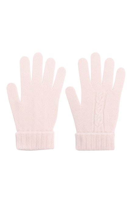 Детские кашемировые перчатки LORO PIANA розового цвета, арт. FAI7332 | Фото 2 (Материал: Кашемир, Шерсть, Текстиль; Региональные ограничения белый список (Axapta Mercury): RU)