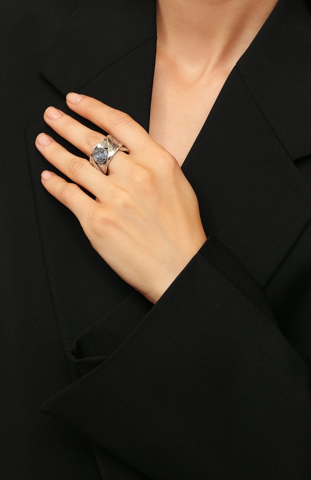 Женское кольцо MIDGARD PARIS серебряного цвета, арт. 5669 | Фото 2 (Материал: Металл)