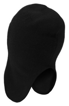 Женская кашемировая шапка-ушанка TEGIN черного цвета, арт. 5603-9907 | Фото 3 (Материал: Текстиль, Кашемир, Шерсть; Материал сплава: Проставлено; Нос: Не проставлено)