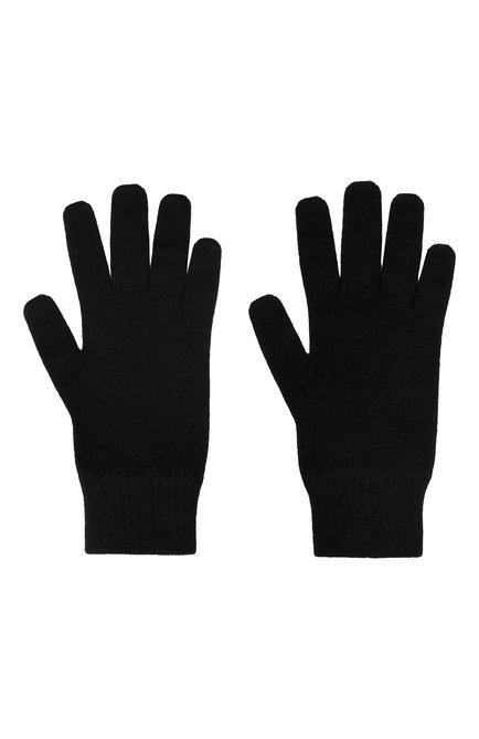 Мужские кашемировые перчатки CANOE черного цвета, арт. 6916910 | Фото 2 (Материал: Шерсть, Кашемир, Текстиль; Кросс-КТ: Трикотаж)