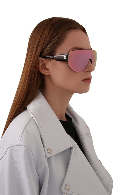 Женские солнцезащитные очки CARRERA розового цвета, арт. FLAGLAB 12 000 | Фото 2 (Тип очков: С/з; Оптика Гендер: оптика-женское; Очки форма:  Маска)