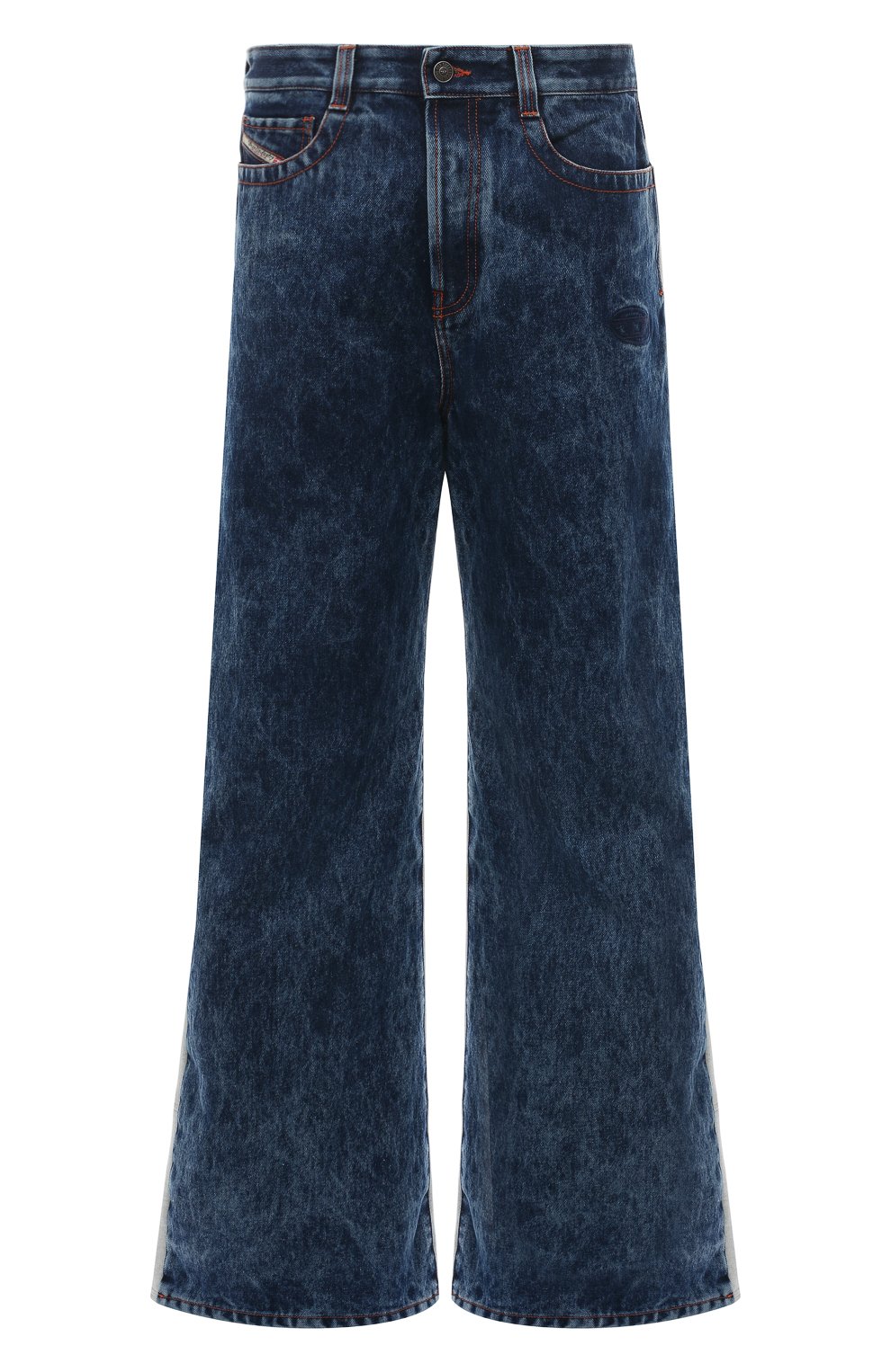 Комбинированные джинсы Diesel A09696/0EMAD, цвет синий, размер 44