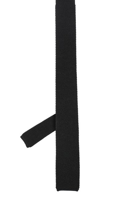 Мужской шелковый вязаный галстук BRIONI серого цвета, арт. 090B00/0742J | Фото 2 (Материал: Шелк, Текстиль; Статус проверки: Проверено; Принт: Без принта)