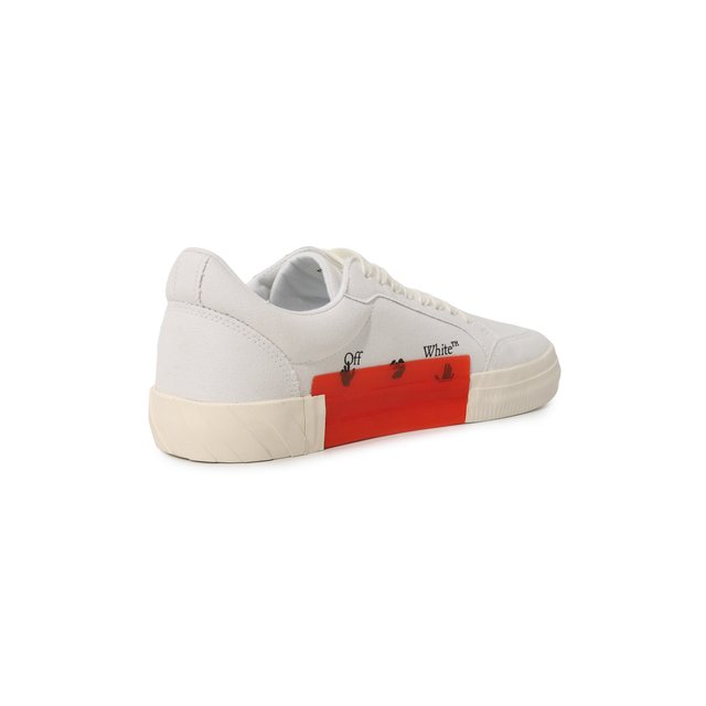 Текстильные кеды Vulcanized Off-White  0MIA085C99FAB0020110 Фото 5