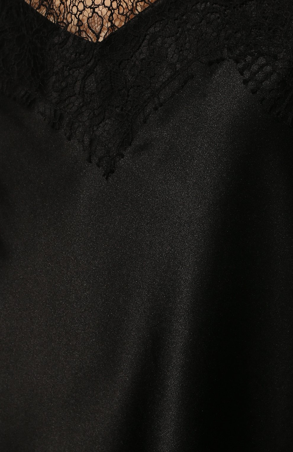 Женское шелковое платье RUBAN черного цвета, арт. RPW22/23-12.2.52.2 | Фото 5 (Случай: Коктейльный; Материал внешний: Шелк; Женское Кросс-КТ: Сарафаны, Платье-одежда; Длина Ж (юбки, платья, шорты): Мини; Рукава: На бретелях; Стили: Романтичный)