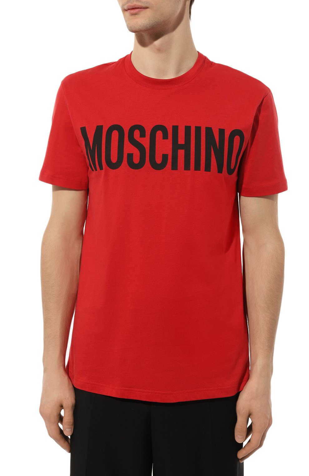 Хлопковая футболка Moschino  231ZZA0701/241 Фото 3