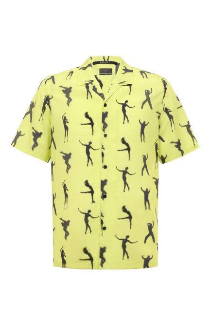 Мужская рубашка KSUBI салатового цвета по цене 25550 руб., арт. MPF23SH012 | Фото 1