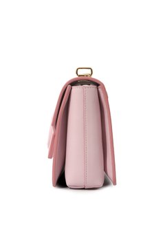 Женская сумка roxane s LANCEL розового цвета, арт. A12072 | Фото 4 (Сумки-технические: Сумки через плечо; Материал: Натуральная кожа; Размер: mini; Ремень/цепочка: На ремешке)