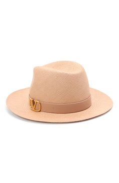 Женская шляпа  VALENTINO бежевого цвета, арт. VW0HAA31/KZN | Фото 2 (Материал: Растительное волокно)