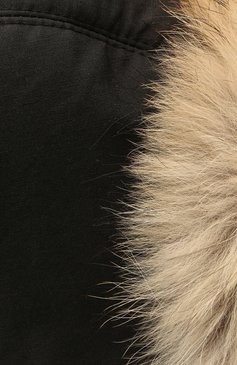 Мужская шапка-ушанка из меха койота FURLAND бежевого цвета, арт. 0056413010002200008 | Фото 3 (Материал: Текстиль, Натуральный мех)