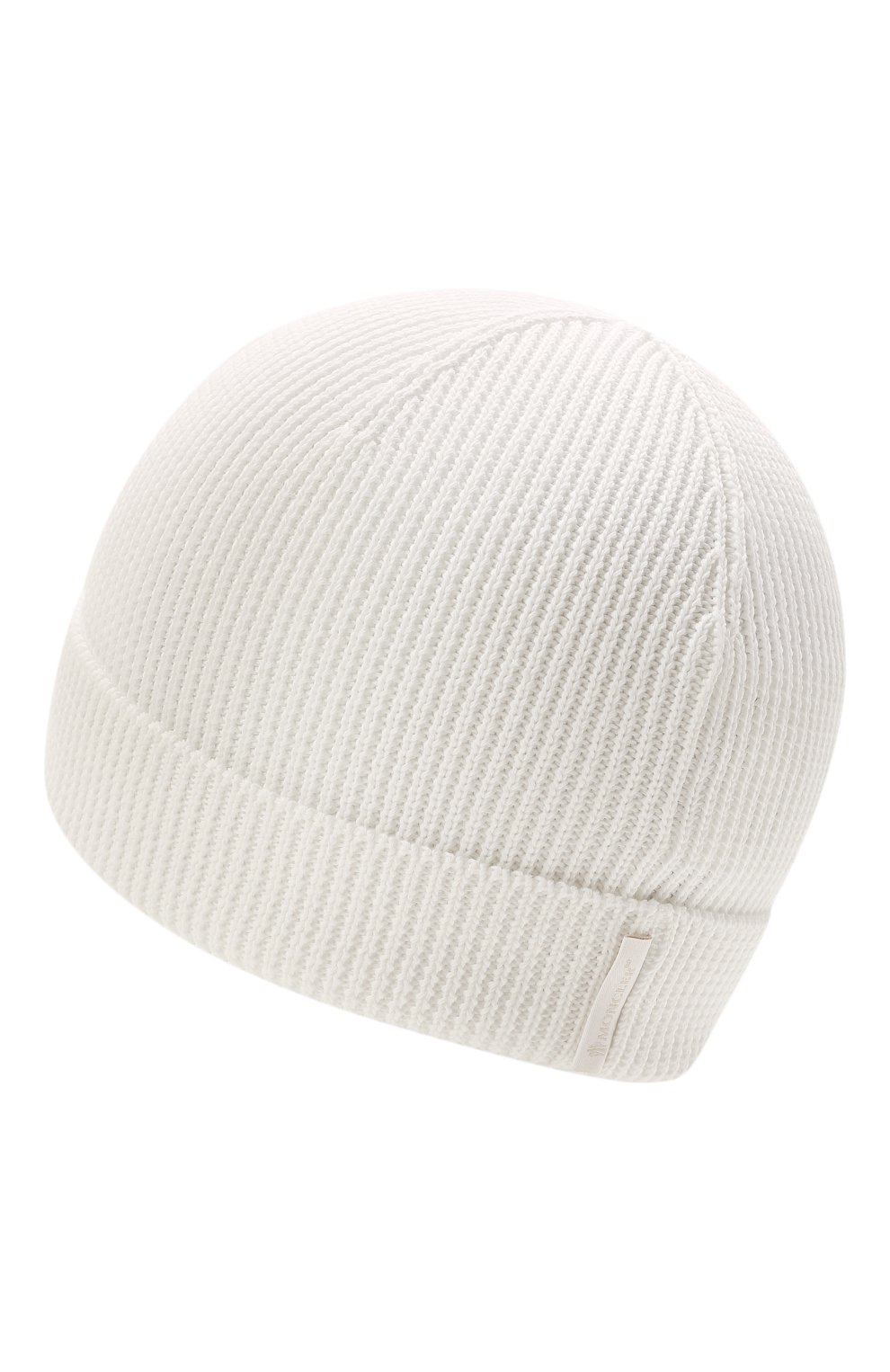 Детского хлопковая шапка MONCLER белого цвета, арт. G2-951-9Z709-00-V9217 | Фото 2 (Материал: Текстиль, Хлопок)