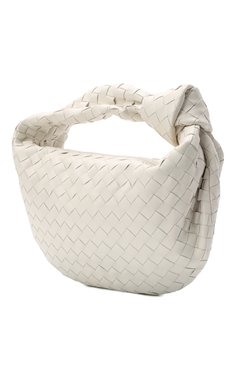 Женская сумка jodie teen BOTTEGA VENETA белого цвета, арт. 690225/VCPP0 | Фото 4 (Сумки-технические: Сумки top-handle; Материал: Натуральная кожа; Размер: large)