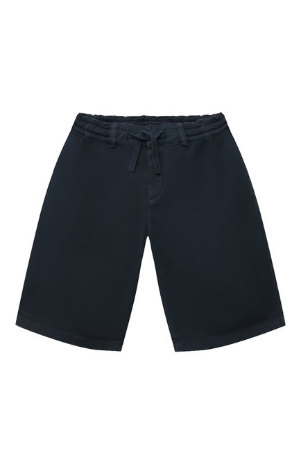 Детские хлопковые шорты DOLCE & GABBANA синего цвета, арт. L42Q95/LY051/8-14 | Фото 1 (Материал внешний: Хлопок; Мальчики Кросс-КТ: Шорты-одежда; Случай: Повседневный; Региональные ограничения белый список (Axapta Mercury): RU)