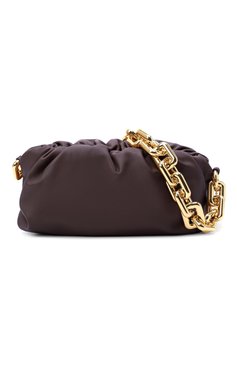 Женская сумка chain pouch BOTTEGA VENETA темно-фиолетового цвета, арт. 620230/VCP40 | Фото 5 (Сумки-технические: Сумки через плечо, Сумки top-handle; Размер: medium; Материал: Натуральная кожа; Региональные ограничения белый список (Axapta Mercury): RU)