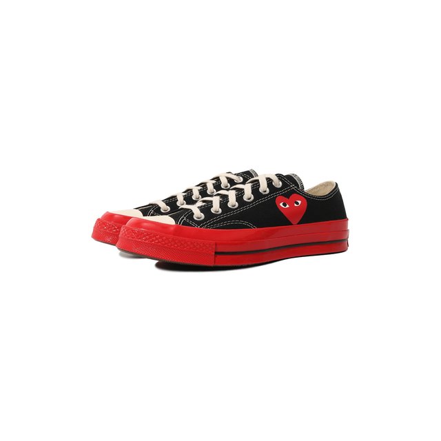 фото Текстильные кеды comme des garcons play x converse comme des garcons play