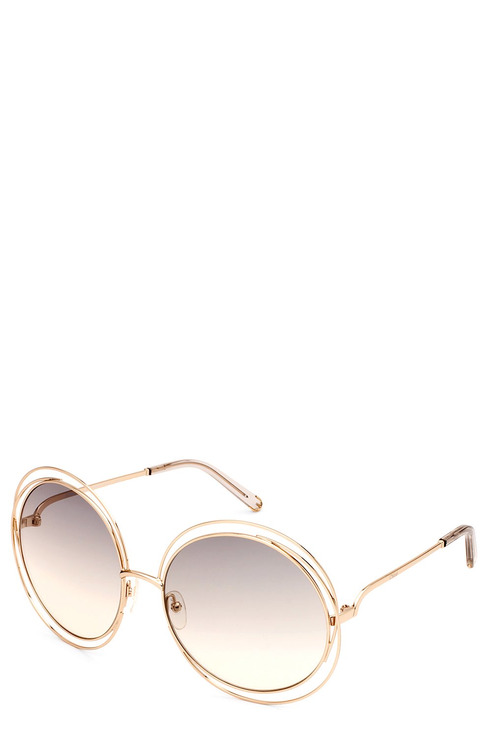 Женские солнцезащитные очки CHLOÉ золотого цвета, арт. 114S-734 | Фото 2 (Тип очков: С/з)