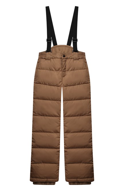Детский пуховые брюки HERNO бежевого цвета, арт. PI0061B/12004/10A-14A | Фото 1 (Материал подклада: Синтетический материал; Материал внешний: Синтетический материал; Материал утеплителя: Пух и перо; Ростовка одежда: 10 - 11 лет | 140 - 146см, 12 лет | 152 см, 13 - 15 лет | 158 см)