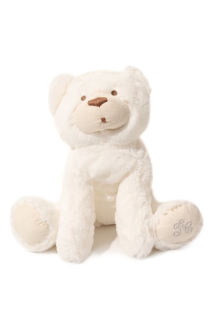 Дет ского игрушка медведь TARTINE ET CHOCOLAT белого цвета, арт. T30201H | Фото 1 (Материал: Текстиль, Синтетический материал; Статус проверки: Проверена категория)