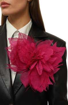 Женская брошь pion FLOWER ME розового цвета, арт. PION-NS02010L | Фото 2 (Материал: Текстиль)