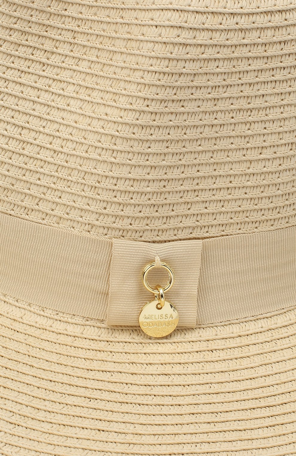Женская шляпа fedora MELISSA ODABASH кремвого цвета, арт. FED0RA | Фото 3 (Материал: Растительное волокно)