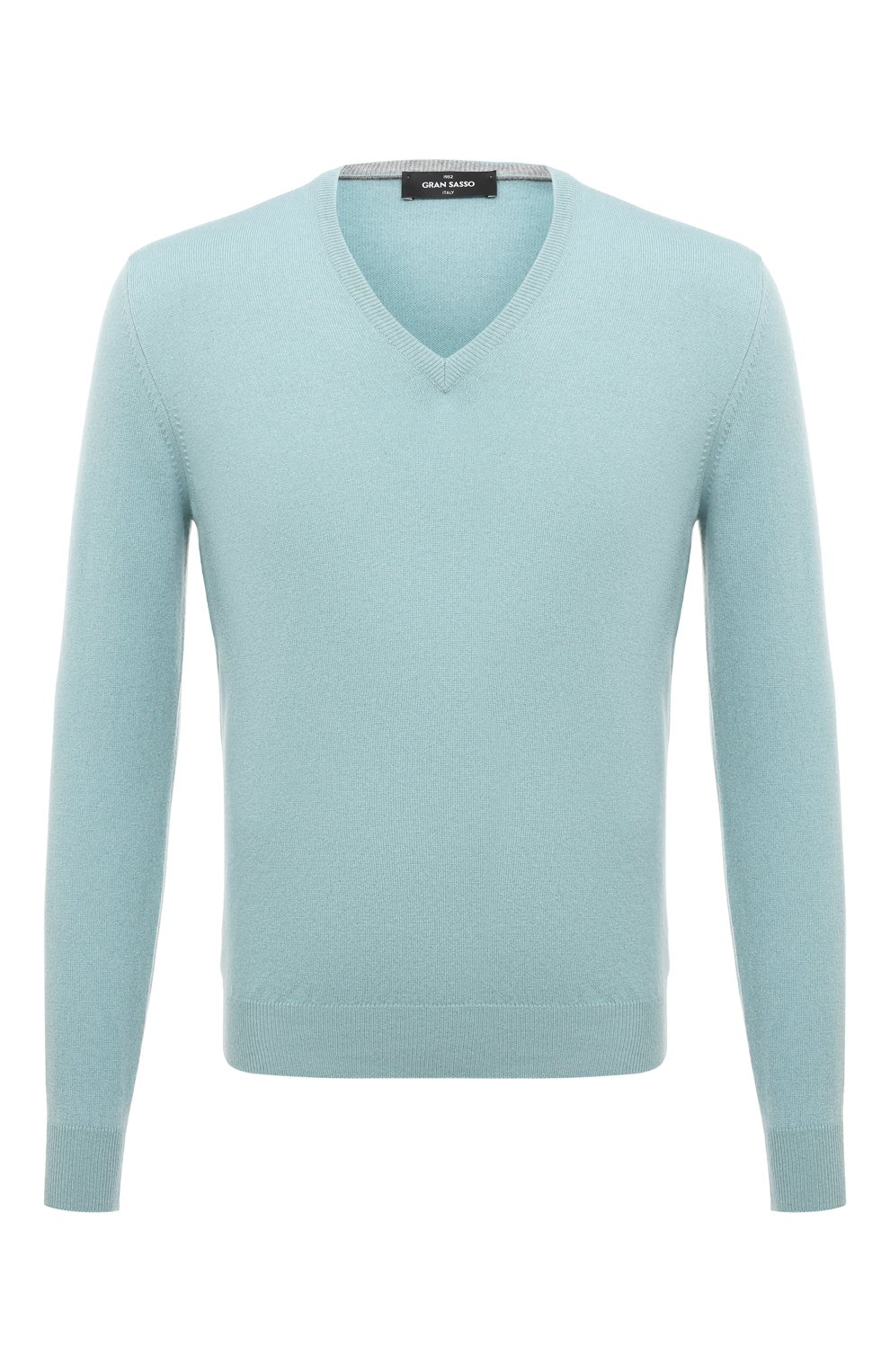 Кашемировый пуловер Gran Sasso 55115/15590, цвет голубой, размер 48 55115/15590 - фото 1