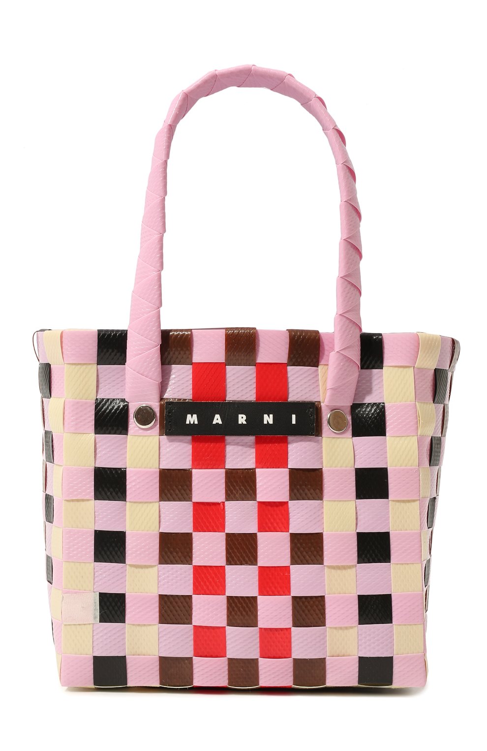 Детская сумка MARNI розового цвета, арт. M00178-M00IW | Фото 1 (Материал: Экокожа)