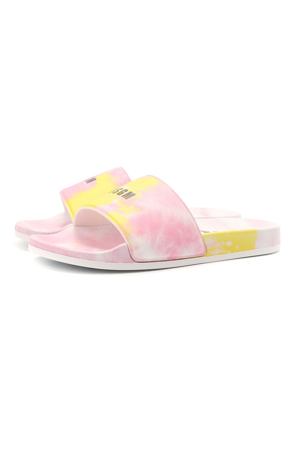 Детский шлепанцы MSGM KIDS розового цвета, арт. 67305/PVC/MSGM/36-41 | Фото 1 (Региональные ограничения белый список (Axapta Mercury): RU; Материал внешний: Пластик, Резина; Длина стельки: 23, 24, 24,6, 25,3)