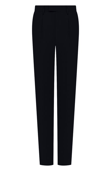 Мужские хлопковые брюки ERMENEGILDO ZEGNA темно-синего цвета по цене 53950 руб., арт. UVI14/TP24 | Фото 1