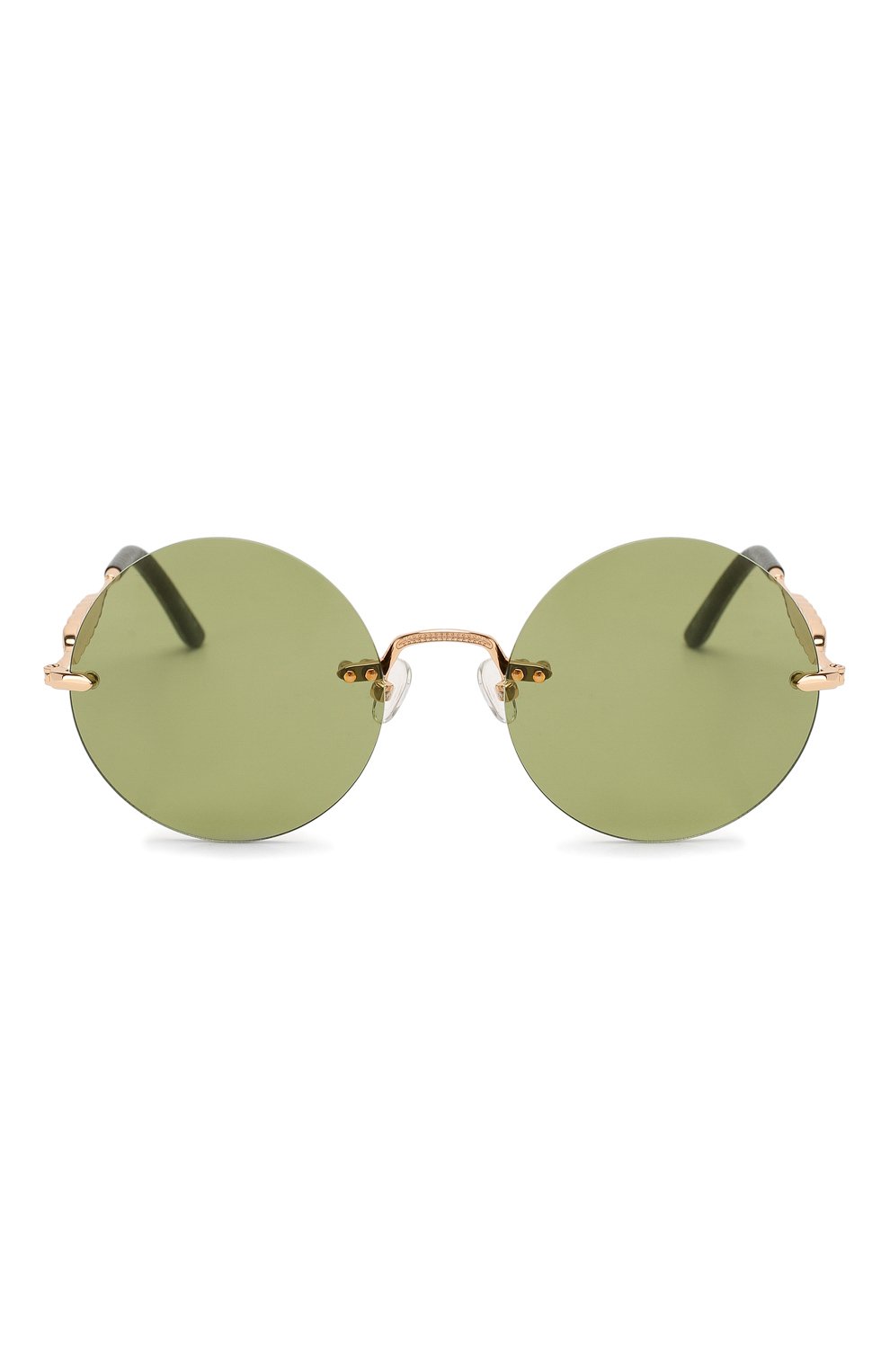 Женские солнцезащитные очки ULYANA SERGEENKO зеленого цвета, арт. (0033сс) OCH001CLASSX | Фото 3 (Тип очков: С/з; Оптика Гендер: оптика-женское)