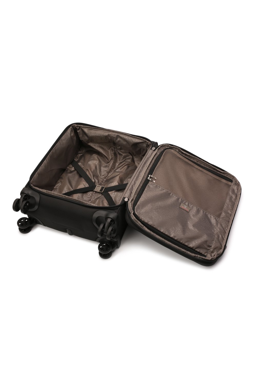 Женский дорожный чемодан sidetrack RONCATO черного цвета, арт. 41527301 | Фото 3 (Региональные ограничения белый список (Axapta Mercury): RU; Материал: Текстиль; Размер: large)