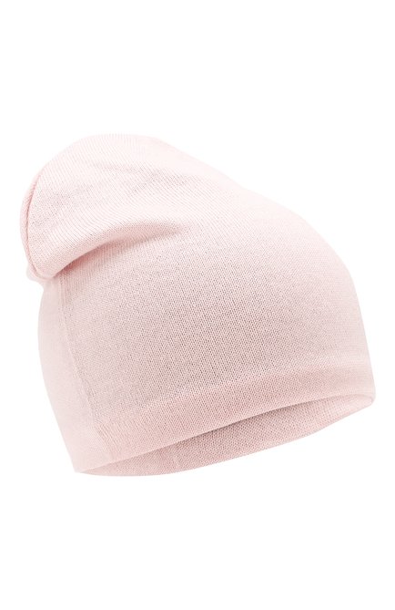 Детского шерстяная шапка CATYA светло-розового цвета, арт. 923690/1 | Фото 1 (Материал: Шерсть, Текстиль; Статус проверки: Проверено, Проверена категория)