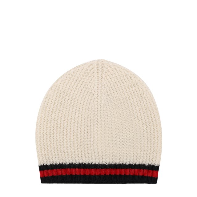 Кашемировая шапка с контрастной отделкой Gucci 436802/3K638