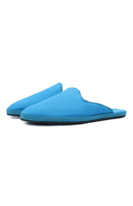 Женского домашние текстильные туфли LORO PIANA синего цвета по цене 41300 руб., арт. FAL1194 | Фото 1