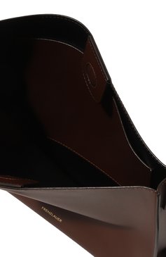 Женский сумка square FRENZLAUER коричневого цвета, арт. SQUARE | Фото 5 (Сумки-технические: Сумки-шопперы; Размер: medium; Материал: Натуральная кожа)