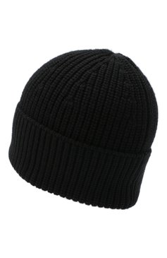 Мужская шерстяная шапка VALENTINO черного цвета, арт. UY0HB00RRNM | Фото 2 (Материал: Текстиль, Шерсть; Кросс-КТ: Трикотаж)