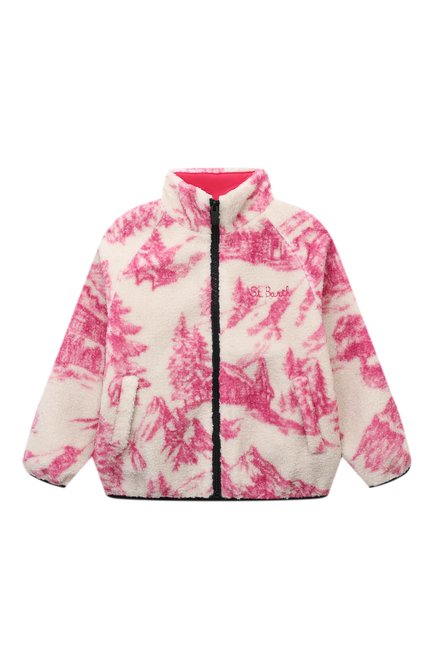 Детская куртка MC2 SAINT BARTH розового цвета по цене 29100 руб., арт. STBK KEYST0NE JR/KEY0004/09742E/4-8 | Фото 1
