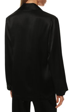 Женская шелковая пижама LA PERLA черного цвета, арт. 0020288 | Фото 4 (Материал внешний: Шелк; Региональные ограничения белый список (Axapta Mercury): RU; Материал сплава: Проставлено; Нос: Не проставлено; Ювелирные украшения: Назначено)
