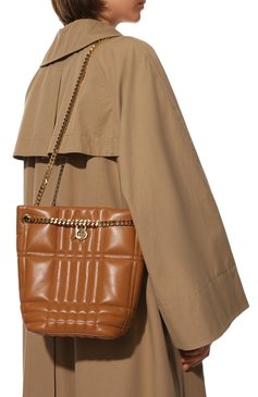 Женская сумка lola small BURBERRY бежевого цвета, арт. 8046255 | Фото 3 (Сумки-технические: Сумки top-handle; Материал: Натуральная кожа; Размер: small)