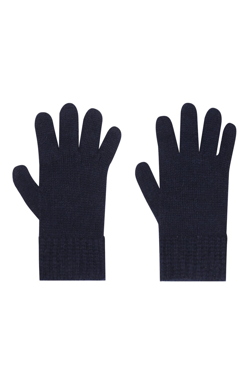 Детские кашемировые перчатки GIORGETTI CASHMERE темно-синего цвета, арт. MB1698/RASATI/8A | Фото 2 (Материал: Текстиль, Кашемир, Шерсть)