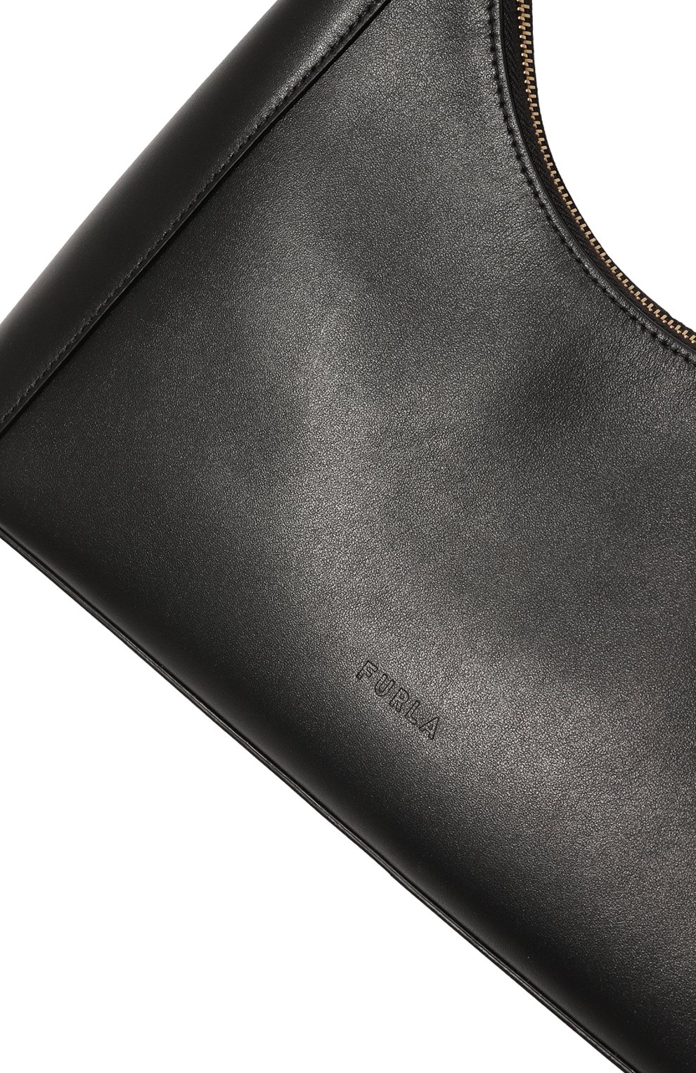 Женская сумка furla diamante FURLA черного цвета, арт. WB00782/AX0733 | Фото 4 (Сумки-технические: Сумки top-handle; Размер: medium; Материал: Натуральная кожа)