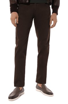 Мужские кожаные лоферы DOUCAL'S темно-серого цвета, арт. DU2835ARTHUY215I | Фото 3 (Материал внутренний: Натуральная кожа; Стили: Кэжуэл)