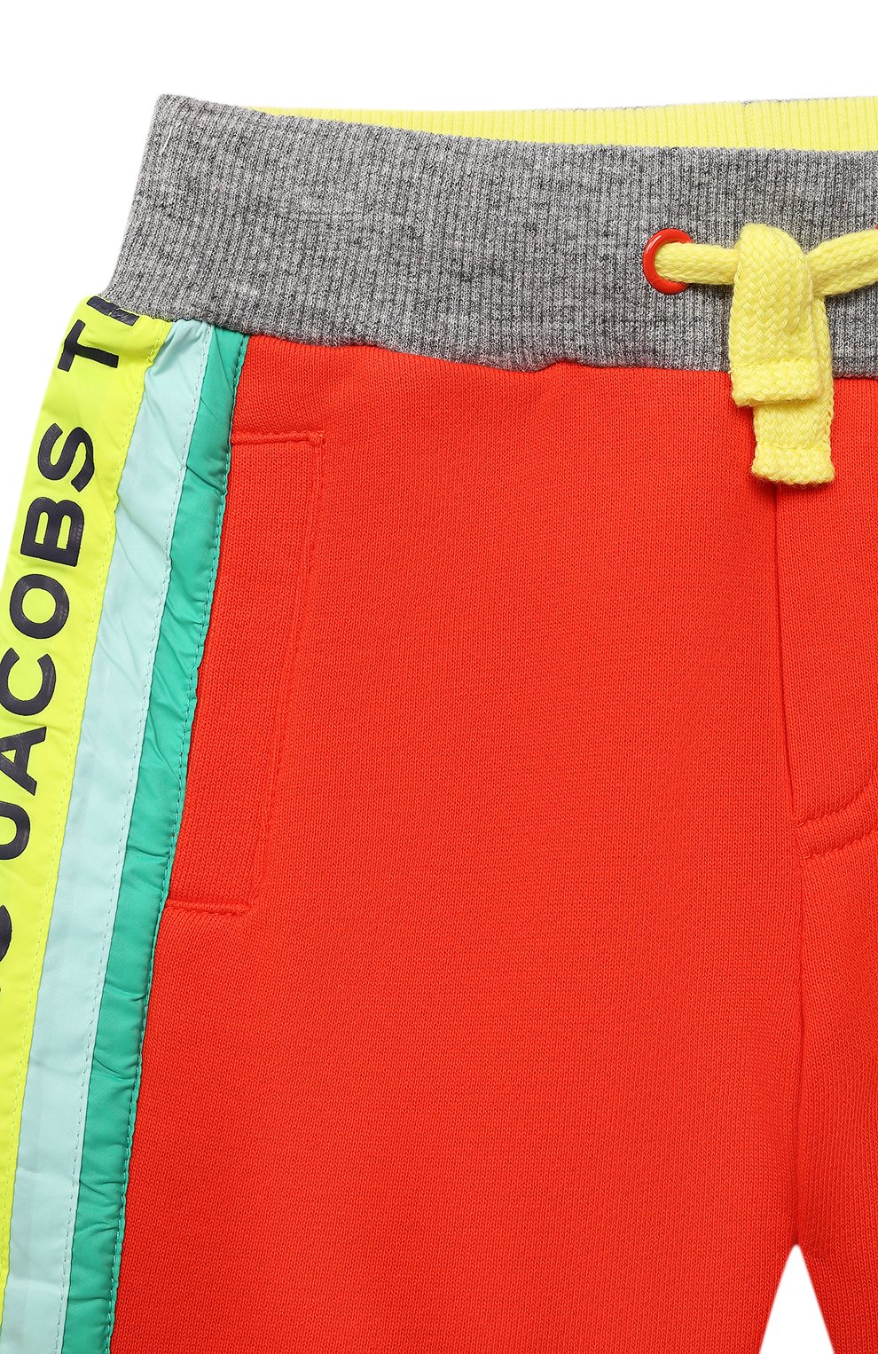 Детские хлопковые шорты MARC JACOBS (THE) красного цвета, арт. W24254 | Фото 3 (Случай: Повседневный; Региональные ограничения белый список (Axapta Mercury): RU; Мальчики Кросс-КТ: Шорты-одежда; Материал внешний: Хлопок)