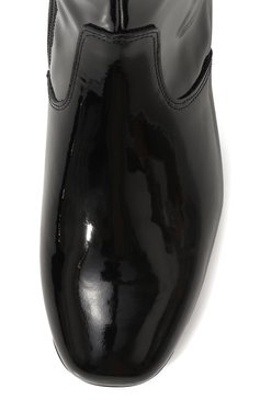 Детские кожаные ботильоны MONNALISA черного цвета, арт. 87B004/2702 | Фото 4 (Материал внутренний: Натуральная кожа; Материал сплава: Проставлено; Нос: Не проставлено)