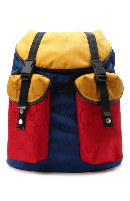 Детская рюкзак GUCCI разноцветного цвета, арт. 664126/H9HWN | Фото 1 (Материал: Текстиль)