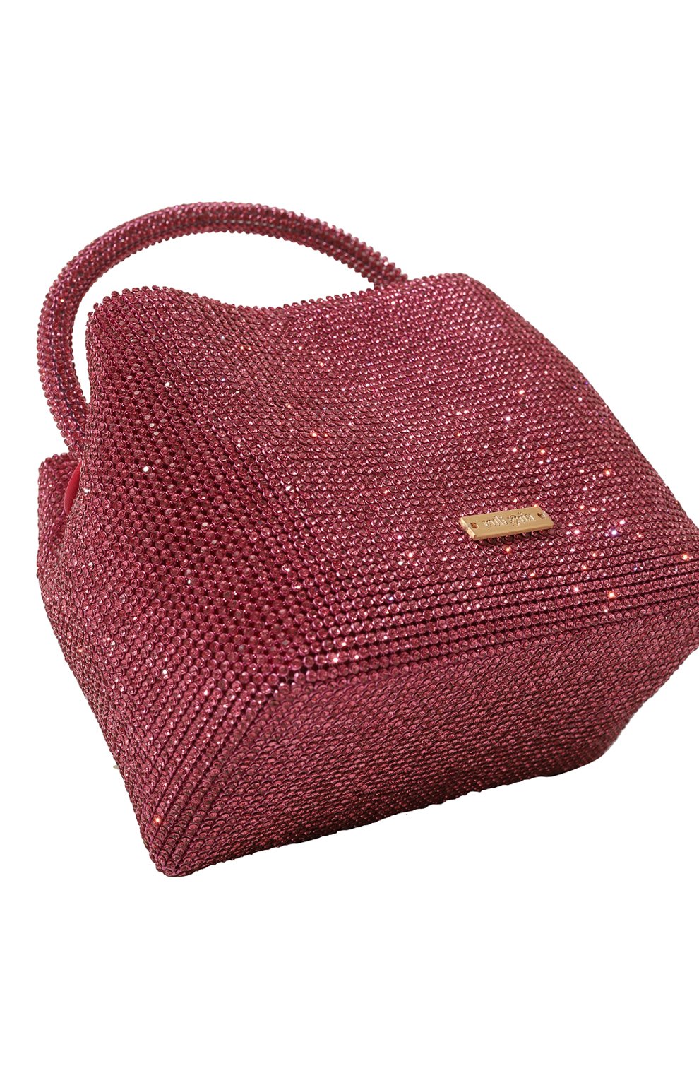 Женская сумка solene mini CULT GAIA розового цвета, арт. TH2545PS | Фото 3 (Сумки-технические: Сумки top-handle; Материал сплава: Проставлено; Размер: mini; Драгоценные камни: Проставлено; Материал: Экокожа)