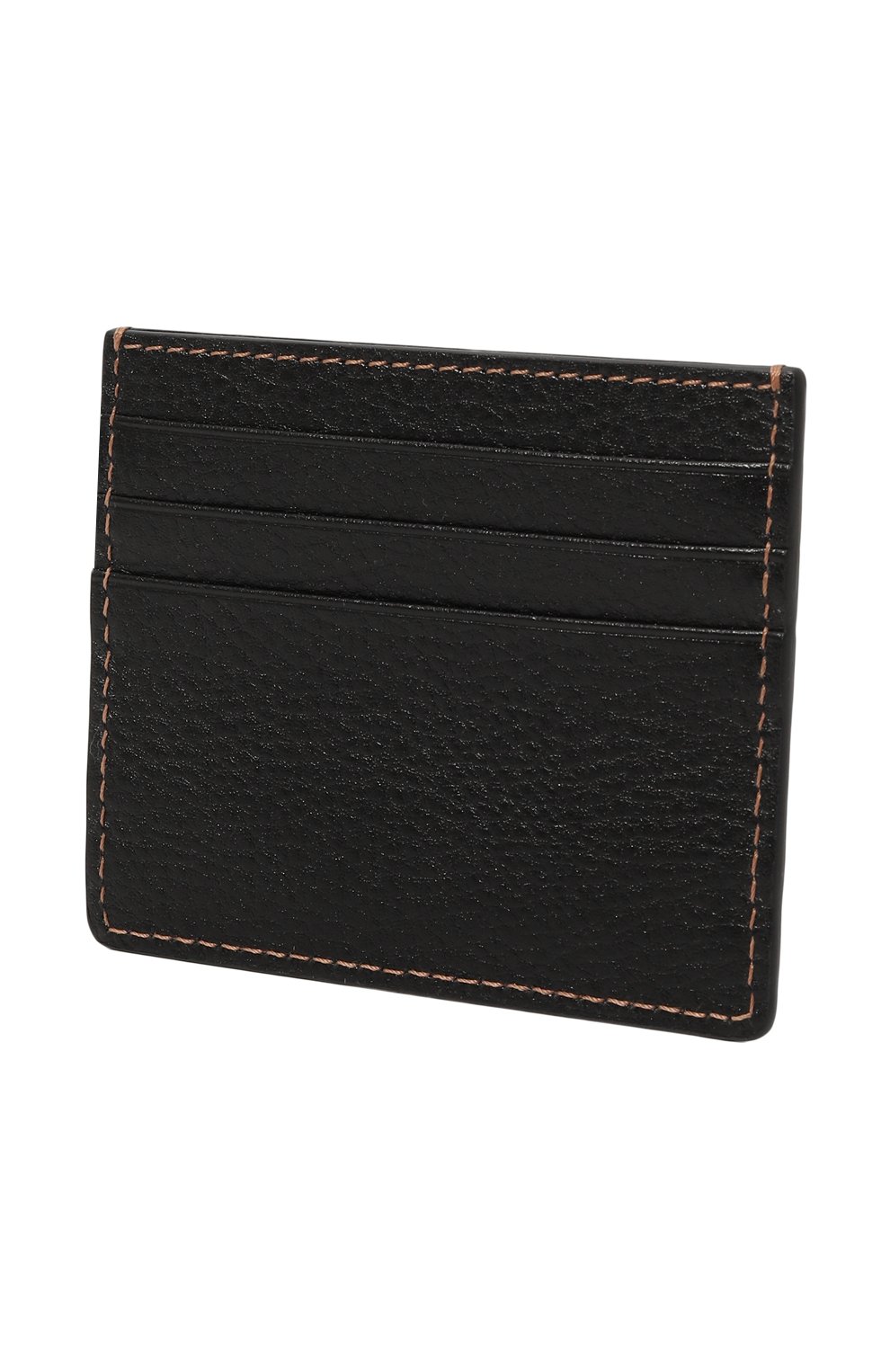 Мужской кожаный футляр для к редитных карт BRUNELLO CUCINELLI черного цвета, арт. MWZIU335 | Фото 2 (Материал: Натуральная кожа; Материал сплава: Проставлено; Нос: Не проставлено)